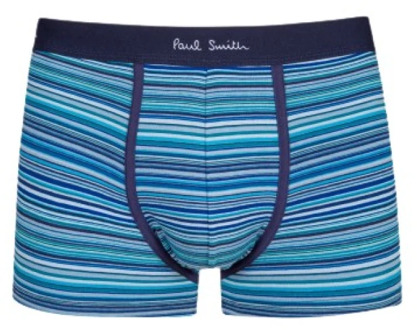 Heren Signature Streep Boxershorts PS By Paul Smith , Blue , Heren