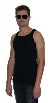 Heren singlet 100% katoen 2XL zwart