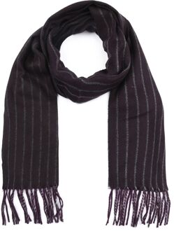 Heren Sjaal Paars Streep 18-19
