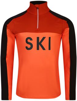 Heren ski core stretch basislaag top Oranje - XL
