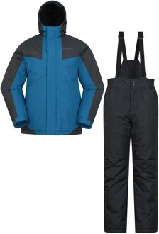 Heren ski jas & broek (Blauw)