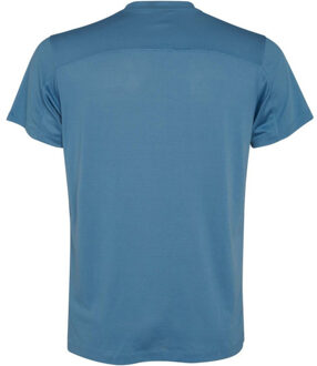 Heren slam sport t-shirt met korte mouwen Blauw - L