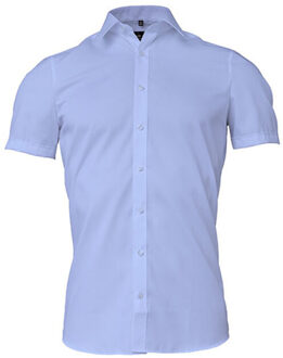 Heren slim extra lang overhemd Blauw - 42