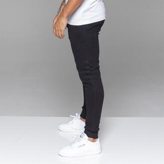 heren slim fit joggingbroek zwart