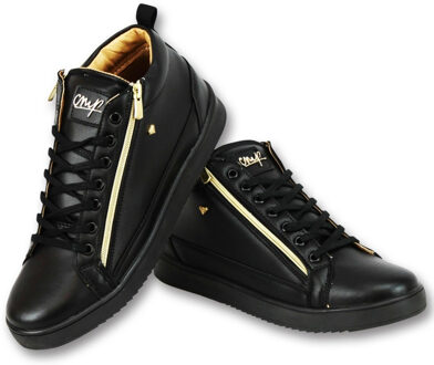 Heren Sneaker Bee Black Gold V2- CMS98 -Zwart - Maten: 41