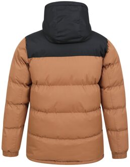 Heren Sneeuw Borg gevoerd gewatteerd jack (Tan) - maat XS Bruin