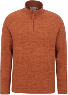 Heren Snowdon II Fleece Top (Roest) - 2XS