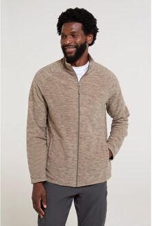Heren Snowdon II Full Zip Fleecejack (Lichtbruin) - XS