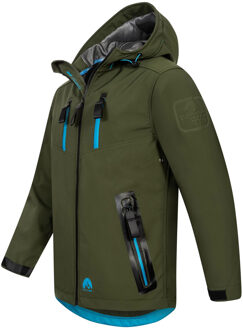 Heren Softshell Jas AS-306 – Outdoor Functiejas, Waterafstotend, Winddicht Groen