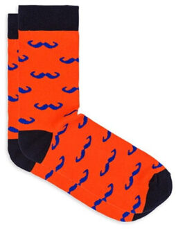 heren sokken print - happy socks Oranje - 39-42