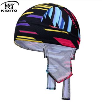 Heren Sport Fietsen Piraat Kleine Cap Droog Uv Zweet-Absorberende Zonnebrandcrème Uitgerust Fiets Meisjes Mountain Running Hoofddoek 01