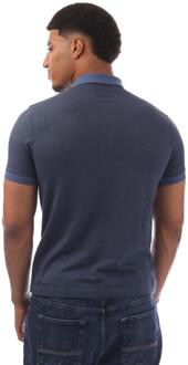 Heren Stafford Geborduurd Logo Poloshirt (Blauw)