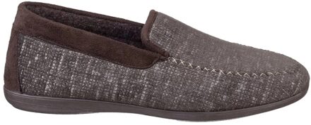 Heren Stanley Moc Teen Volledige Slipper (Bruin)