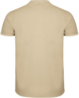 Heren ster poloshirt Beige - M