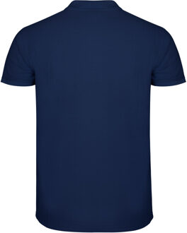 Heren ster poloshirt Blauw - L