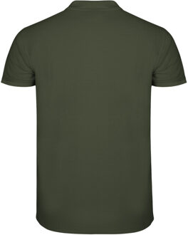 Heren ster poloshirt Groen - L