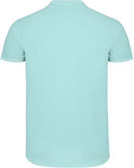 Heren ster poloshirt - maat L Groen