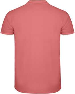 Heren ster poloshirt - maat M Rood