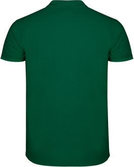 Heren ster poloshirt - maat XL Groen