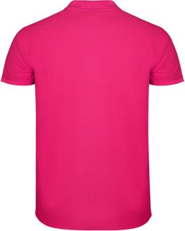 Heren ster poloshirt - maat XXL / XXXL Roze