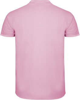 Heren ster poloshirt - maat XXL / XXXL Roze