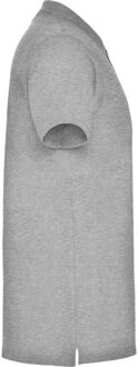 Heren ster poloshirt met korte mouwen Grijs - XL
