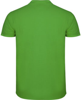 Heren ster poloshirt met korte mouwen Groen - L