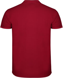 Heren ster poloshirt Rood - M