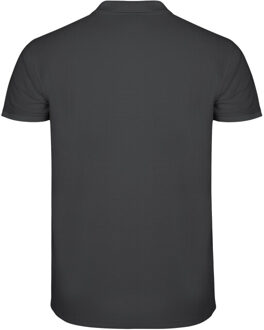 Heren ster poloshirt Zwart - XL