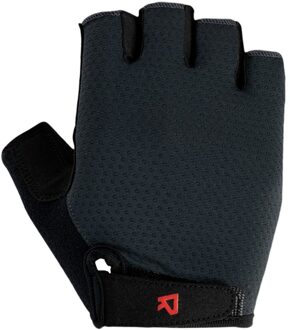 Heren stikke vingerloze handschoenen Zwart - L