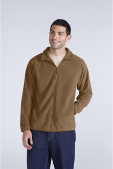 Heren Stockholm Full Zip Fleecejack (Mosterd) - maat S Mosterdgeel