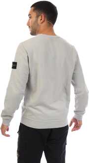 Heren Stone Island crewneck sweater in grijs