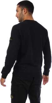 Heren Stone Island Crewneck Sweatshirt in Navy