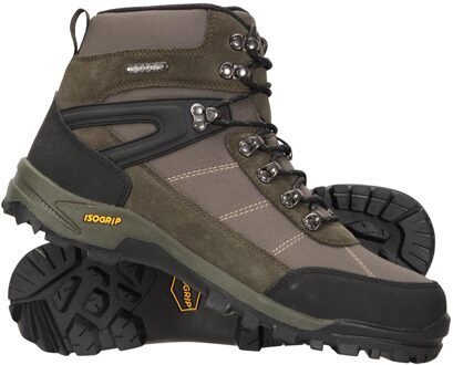 Heren Storm Extreme Suede Waterdichte Wandelschoenen (Kaki Groen) - EU 47.5 / UK 12