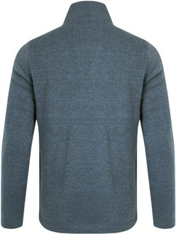 Heren Stowe Gebreide Half Rits Fleece Top (Stofblauw)