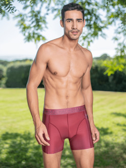 Heren Strakke Zwembroek Rood