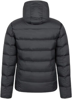 Heren Stratus Dons Packbare Gewatteerde Jas met Kap (Zwart) - maat 3XL