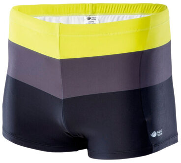 Heren streep zwemshort - maat M Geel