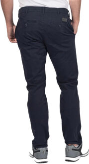 Heren stretch chino taps toelopende golfbroek (Marine) Navy - 36W/34L
