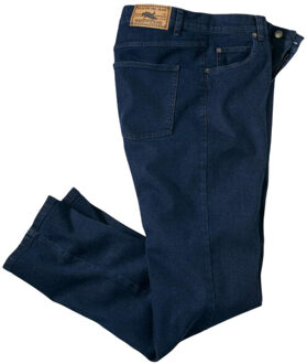 Heren stretch regular jeans - maat 42 Blauw