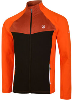 Heren substratum core stretch full zip midlayer Oranje - XXL / XXXL