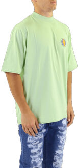 Heren sunset bird dbl hem over tee Groen - L