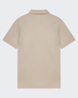 Heren supima polo schiller colllar Beige - L