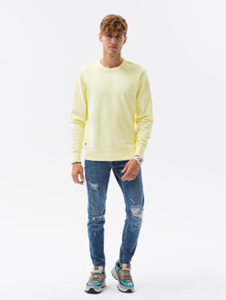 heren sweater b1146-01 Geel - M