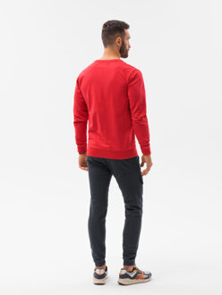 heren sweater b1153-6 - maat XL Rood