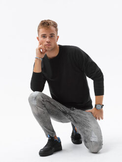 heren sweater b1153-9 - maat M Zwart