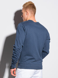 heren sweater blauw b1153-8 - maat M