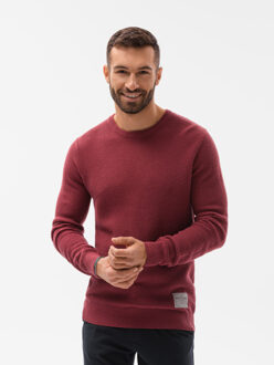 heren sweater bordeaux klassiek e185 - XL