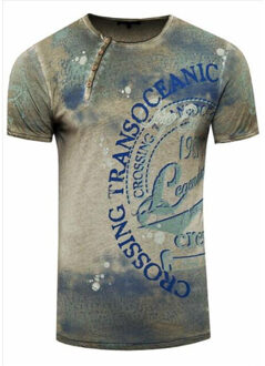 heren t-shirt 15045 - maat L Kaki