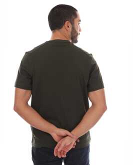 Heren-T-shirt Belstaff Cotton Jersey Alloy in Groen - maat